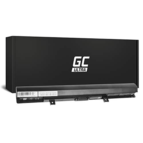 GC Ultra Serie Batería para Toshiba Satellite L50-B-1KG L50-B-1KH L50-B-1KJ L50-B-1KK L50-B-1LE L50-B-1LF L50-B-1LN L50-B-1LV L50-B-1LZ Ordenador (Las Celdas Originales Panasonic, 3400mAh, Negro)