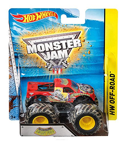 Hot Wheels - Vehículo Monster Jam 4modelos (Mattel BHP37) , Modelos/colores Surtidos, 1 Unidad