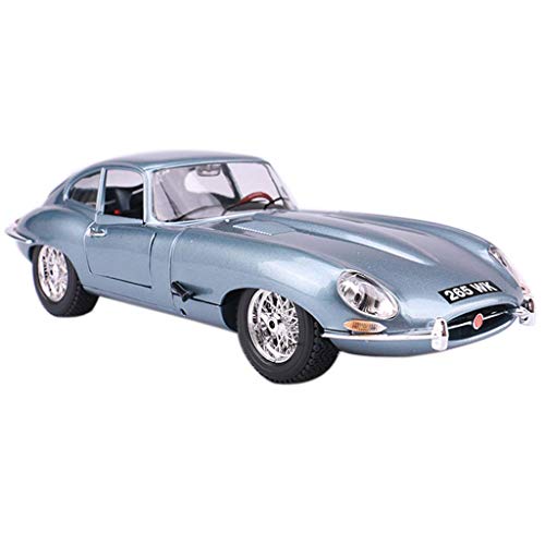 LIUCHANG Modelo de Coche 1:18 Automóvil Jaguar Modelo E-Tipo de simulación de aleación Modelo de Coche estático Modelo de Coche de Adulto colección Modelo (Color: Azul) liuchang20