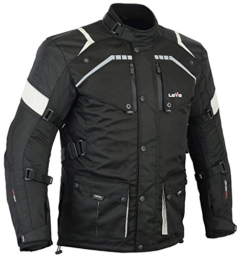 LOVO Chaqueta 3/4 para moto (Hombre) (2XL)