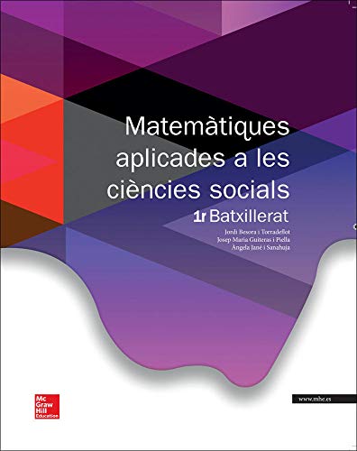 Matemàtiques Aplicades A Les Ciencies Socials. Batxillerat 1 - Edició 2015 - 9788448196073