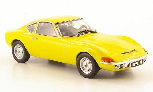 Opel GT, amarillo (ohne revista) , 1968, Modelo de Auto, modello completo, SpecialC.-40 1:43