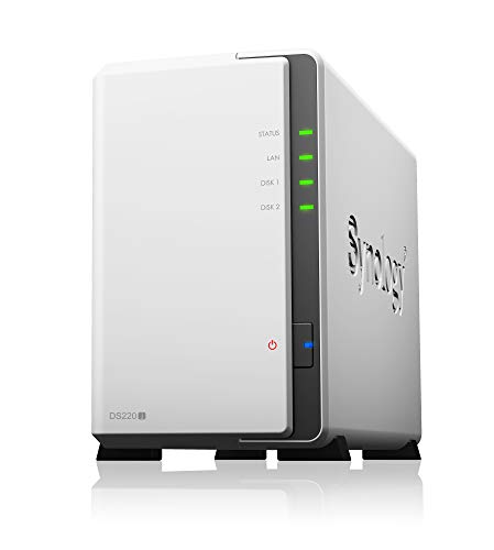 Synology DiskStation DS220j RTD1296 Ethernet Mini Tower Blanco NAS DiskStation DS220j, NAS, Mini Tower, Realtek, RTD1296, Blanco