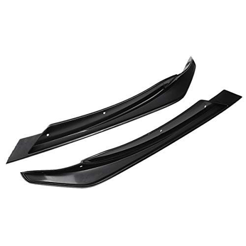 Nrpfell Parachoques Delantero Inferior Divisor Lateral Spoiler Canard para Mercedes W176 Clase una A180 A200 A220 A250 Amg A45 2016-2018