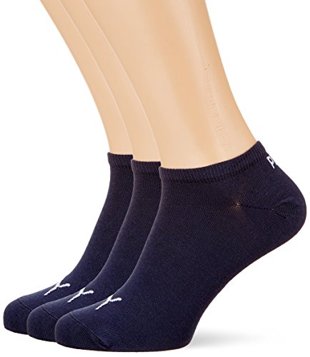 Puma PUMA UNISEX SNEAKER PLAIN 3P, Calcetines Unisex adulto, pack de 3, Azul (Navy 321), 39/42 (Talla del fabricante: 039)