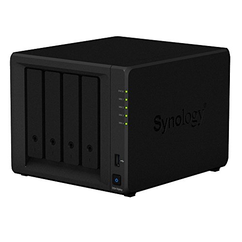 Synology Ds418Play NAS Escritorio Ethernet Negro - Unidad Raid (Unidad De Disco Duro, Ssd, Serial Ata III, 2.5/3.5", 0, 1, 5, 6, 10, Jbod, Fat,Hfs+,Ntfs,Ext3,Ext4, Intel Celeron)