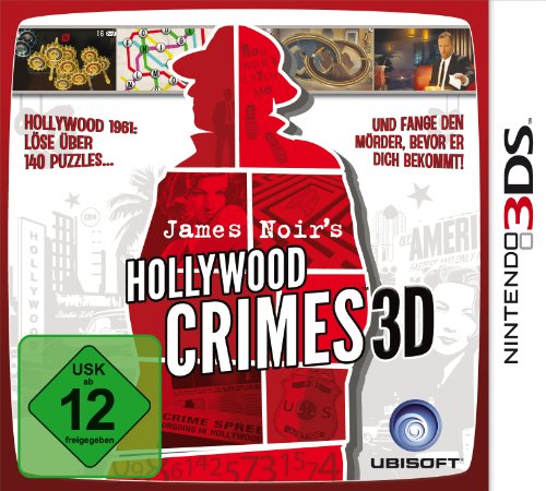 Ubisoft James Noir's Hollywood Crimes - Juego (Nintendo DS, Rompecabezas, RP (Clasificación pendiente))