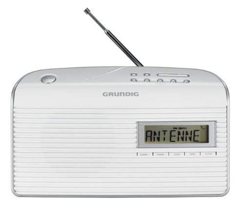 Grundig GRN1400 - Radio portátil FM, Blanco