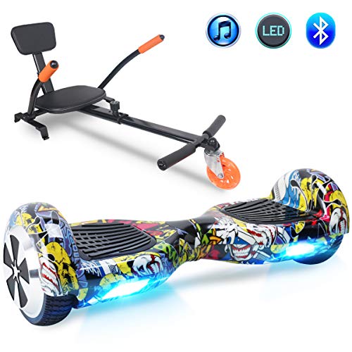 Windgoo Hoverboard 6.5" Bluetooth Balance Board Patinete Eléctrico Scooter Talla LED 250W*2