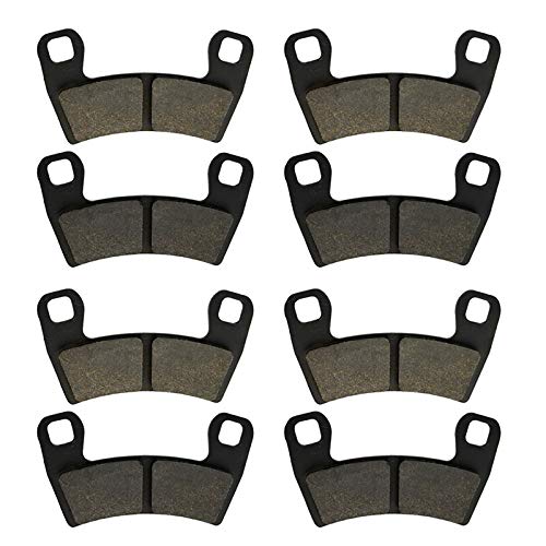 without brand XXF-SCP, Piezas de la Motocicleta Parte Posterior del Frente Pastillas de Freno Kit for Polaris RZR S UTV 1000 EPS 2016 2017 RZR S 900 EPS 2015 2016 2017 (Color : 4 Pairs)