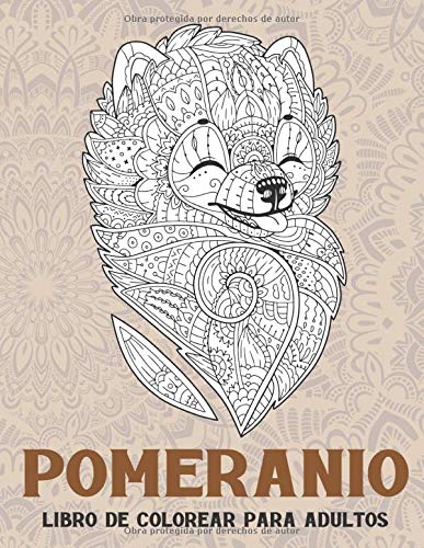 Pomeranio - Libro de colorear para adultos