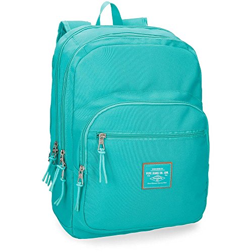 Pepe Jeans Cross Mochila doble compartimento, 44 cm, color Verde