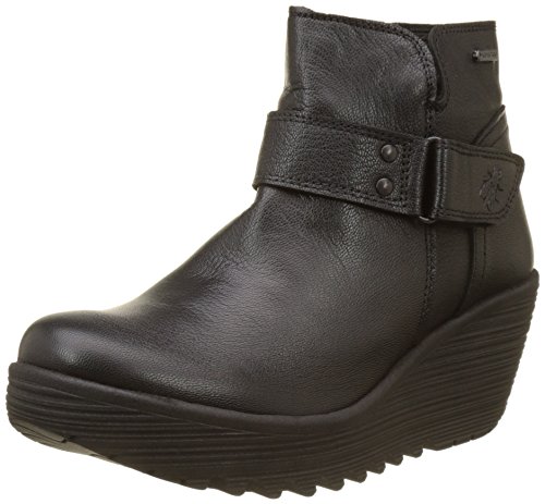 Fly London Gore-Tex YOCK062FLY, Botas para Mujer, Negro (Black), 42 EU