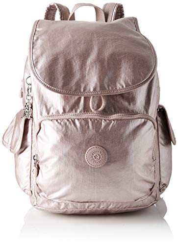 Kipling - City Pack, Mochilas Mujer, Gris (Steel Gr Metal), 32x37x18.5 centimeters (B x H x T)