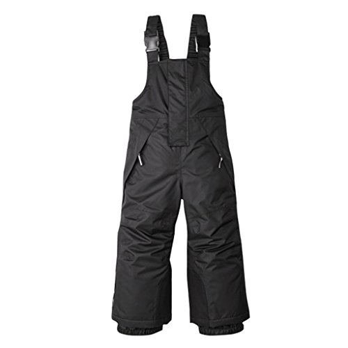 Pantalones de Esquí para Niños Pantalones de Babero Traje de Nieve Impermeable para Deportes de Invierno