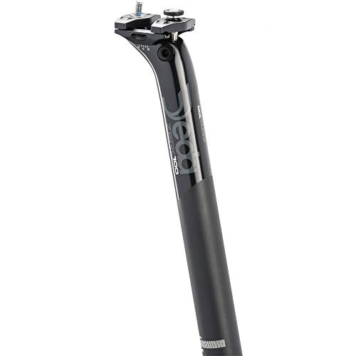 Deda Elementi Zero100 Seatpost Ø27.2 Bob Alloy 7050 350 mm Length, 12 mm S MY2018 Tija de sillín de Bicicleta Unisex Adulto, Color Negro