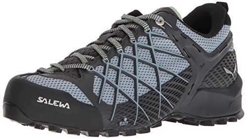 Salewa WS Wildfire, Zapatos de Low Rise Senderismo para Mujer, Magnet/Blue Fog 0734, 35 EU