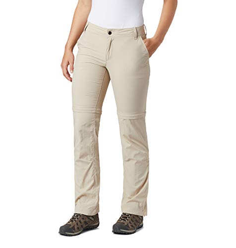 Columbia Silver Ridge 2.0 Pantalón Convertible, Nailon, Mujer, Beige (Fossil), EU W34/R