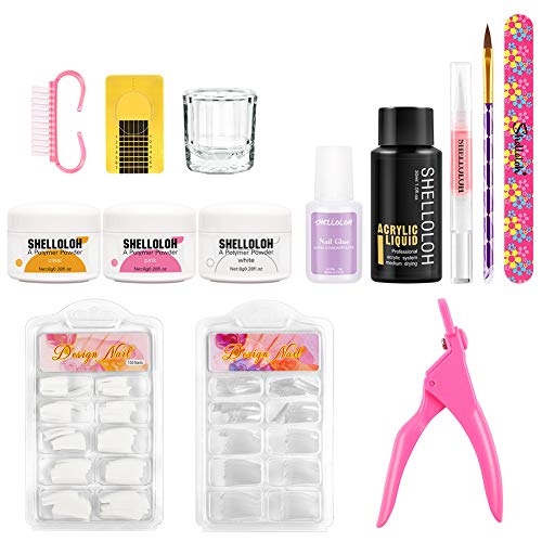 Shelloloh Juego Completo de Gel Acrílicos kit de Manicura