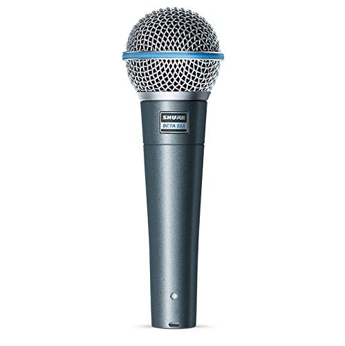 Shure Beta 58A - Micrófono Gris (Etapa/rendimiento, -51 Db, 50-16000 Hz,