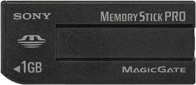 Sony MSX-1GS 1GB MS Memoria Flash - Tarjeta de Memoria (MS, 2.7-3.6, -10,56-85 °C, 21,5 x 50 x 2,8 mm, 10-Pin Serial Memory Stick Interface and 4-Pin Parallel)