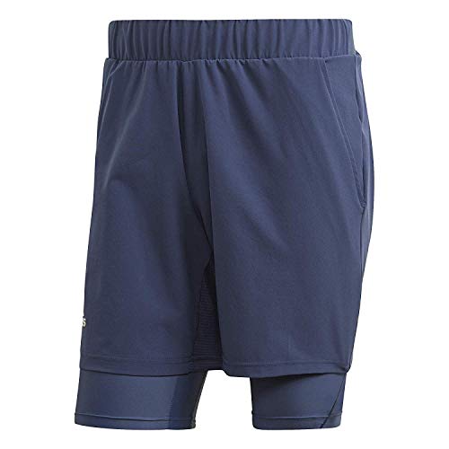 adidas 2N1 Short H.Rdy Pantalón Corto, Hombre, indtec/Toqver, M 9"