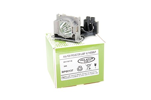 Alda PQ-Premium, Lámpara de proyector Compatible con VLT-HC900LP para Mitsubishi HC900, HC900E, HC900U, HD4000, HD4000U, LVP-HC900 Proyectores, lámpara con Carcasa