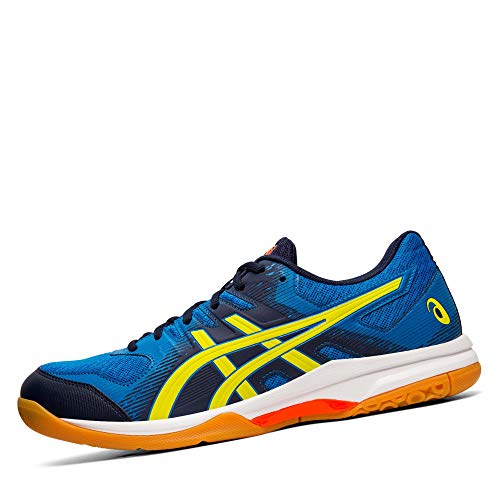 Asics Gel-Rocket 9, Zapatillas de Deporte Interior para Hombre, Azul (Electric Blue/Sour Yuzu 400), 42.5 EU