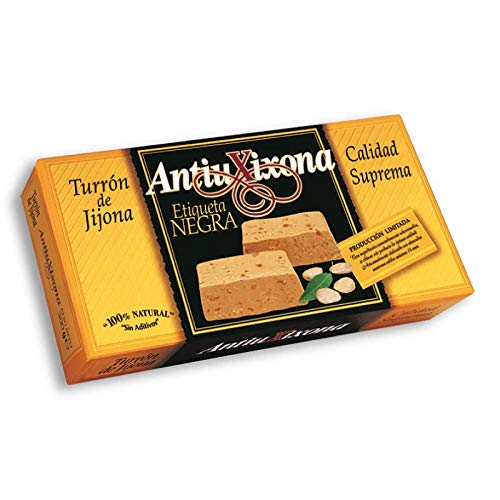 Antiu Xixona - Turrón Etiqueta Negra Jijona Superior, 150 g