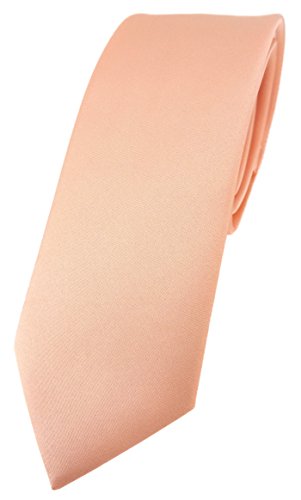 TigerTie - Corbata - Liso - para hombre salmón Talla única