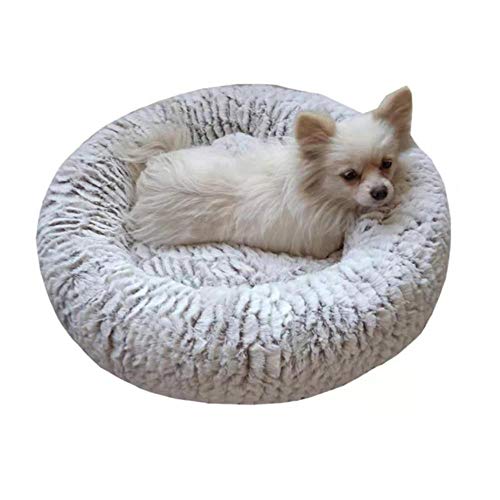 GoGOO Cama del Perro, Las Ideas Cama del Gato de Felpa Perro, Conveniente Ronda Chihuahua criadero Comercial Cama del Perro,Khaki Cloth Bottom