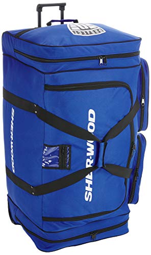 Sherwood Eishockeytasche True Touch T 90 Wheel Bag - Bolsa para Material de Hockey sobre Hielo, Color Azul, Talla 80 x 38 x 38 cm, 116 l