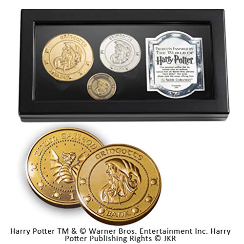 The Noble Collection Colección de Monedas de Harry Potter Gringotts Bank de