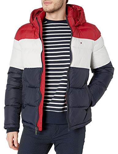 Tommy Hilfiger Hombres Manga Larga Abrigo para Sobre Ropa SMALL