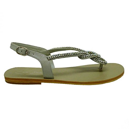 Zapatos Niña Sandalias Oca Loca 4284 Plata 33