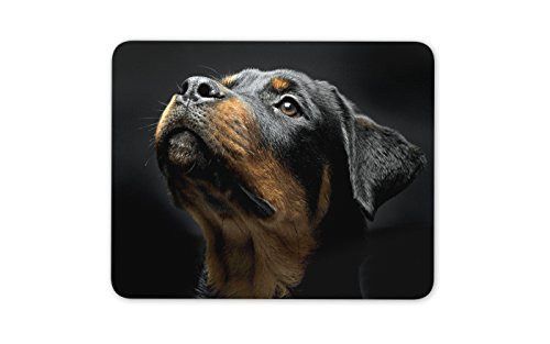 Hermosa Alfombrilla de ratón Rottweiler – Perro Cachorro Rottie Divertido Regalo computadora #8616