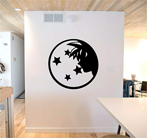 Adhesivo de vinilo pegatina decoración de pared arte Dragon Ball Z Wukong hogar sala de estar decoración pegatina de pared