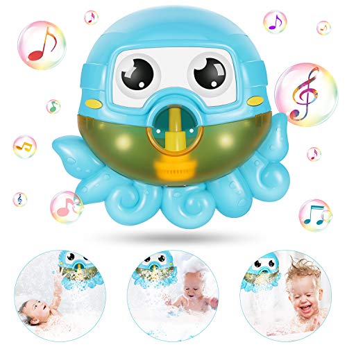 joylink Máquina de Burbujas de Baño, Ducha de Niños Baño de Burbujas Juguetes bebé Maquina de Burbujas 42 Música para Ducha de Niños Baño de Burbujas Ideales Burbuja de Baño Juguetes para Niños