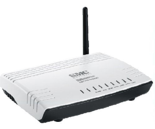 Smc 7904Wbra4 - Router inalámbrico con módem, 54 Mbps, 4 Puertos