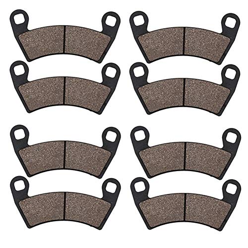 without brand XXF-SCP, Frente Motocicleta y traseras Pastillas de Freno for Polaris RZR 1000 RZR1000 XP 2014 (Color : 4pairs)