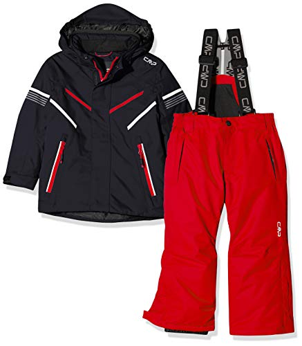 CMP 39W1844 - Conjunto de chaqueta y pantalón de esquí para niño, Evergreen, Chaqueta y pantalones de esquí 39W1844., Niños, color antracita, tamaño 164