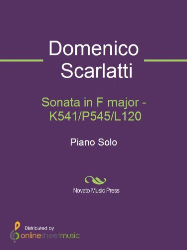 Sonata in F major - K541/P545/L120 (English Edition)