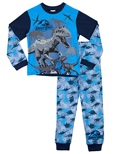 Jurassic World - Pijama para Niños - Jurassic World - 6 - 7 Años
