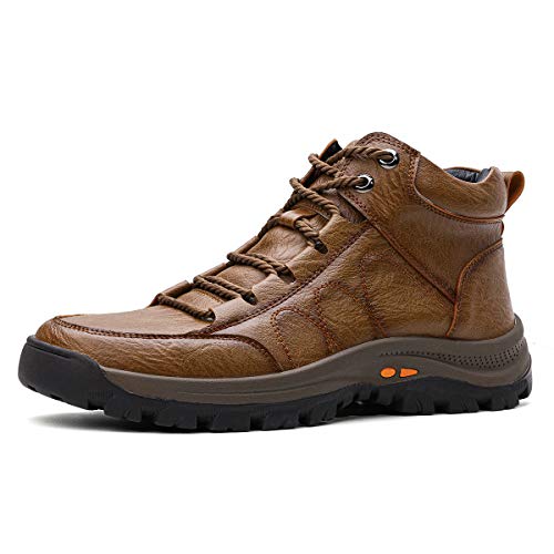 gracosy Hombre Botas de Nieve Invierno Trekking Zapatos El Nuevo Mantener Caliente Espesar Zapatos Altos de Hombre Botas de Nieve Zapatos de Padre, Antideslizante