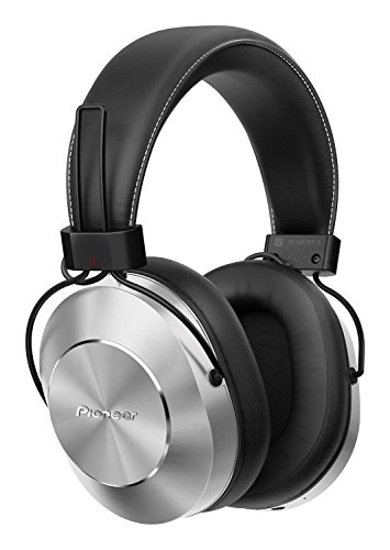 Pioneer SE-MS7BT-S - Auriculares de Tipo Diadema (Bluetooth, Hires, Power Bass, NFC), Color Plata