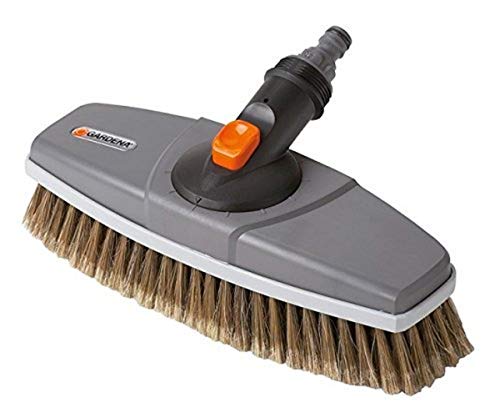 Cepillo de limpieza GARDENA: cepillo limpiador para el Cleansystem, para superficies y la limpieza del coche (5570-20)