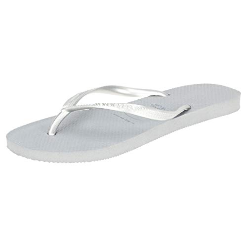 Havaianas Slim Chanclas Mujer, Gris (Steel Grey), 35/36 EU