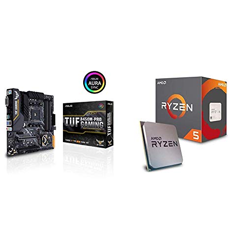 Pack Placa Base ASUS y Procesador AMD:TUF B450M-PRO Gaming y AMD Ryzen 5 2600X