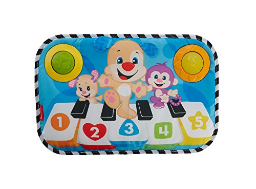 Fisher-Price Piano perrito pataditas, juguete musical para bebé (Mattel FHJ40)