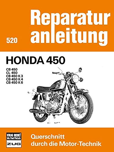 Honda 450: CB 450/CL 450/CB450 K3/CB 450 K4/CB 450 K6 - Querschnitt durch die Motor-Technik